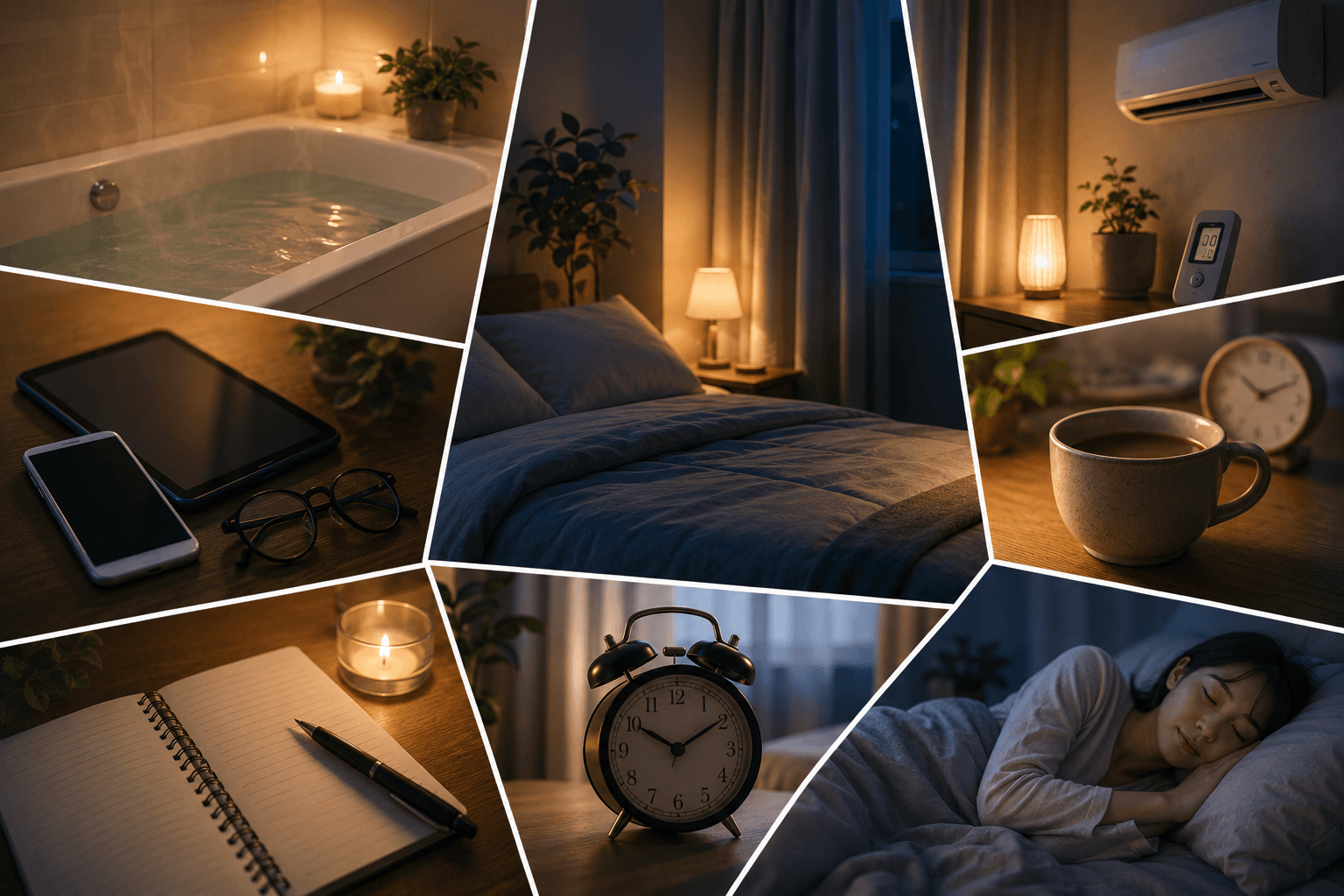 睡眠の質を劇的に上げる6つの夜習慣